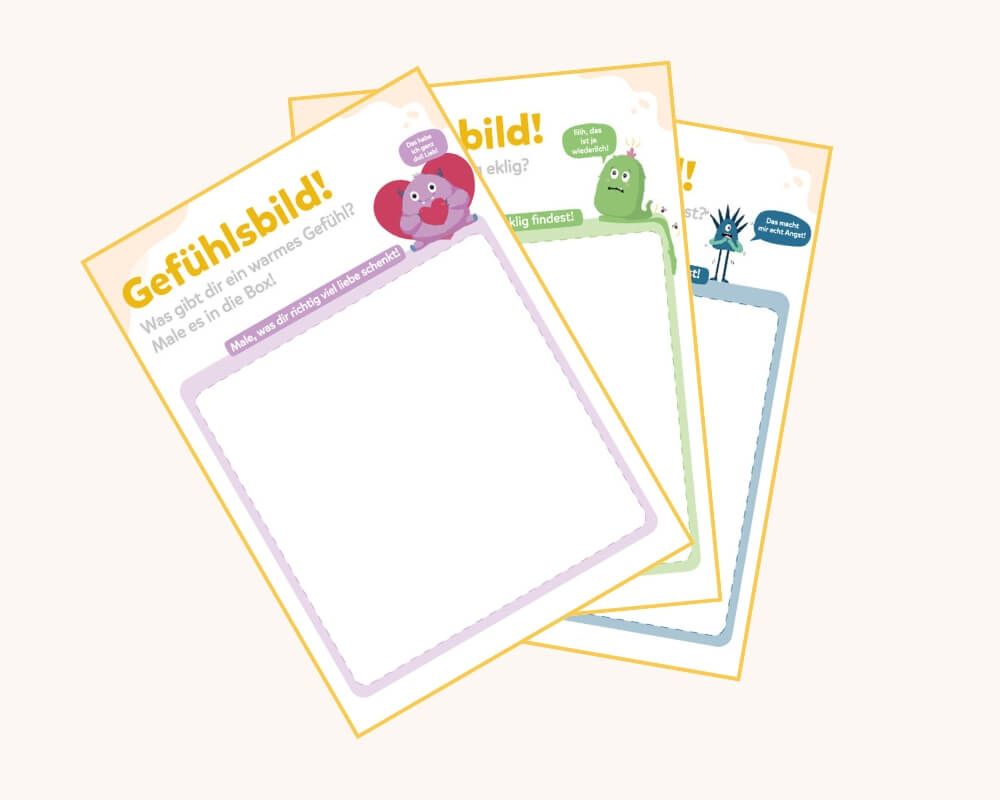 Malspaß: Gefühlsbilder malen!